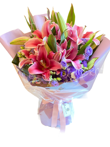 **KBQ606** Lily Long Bouquet-2pcs<br>百合長形花束-2枝