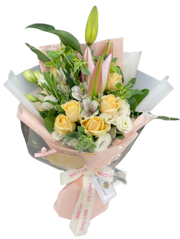 **KBQ608** Lily Long Bouquet-<br>百合長形花束
