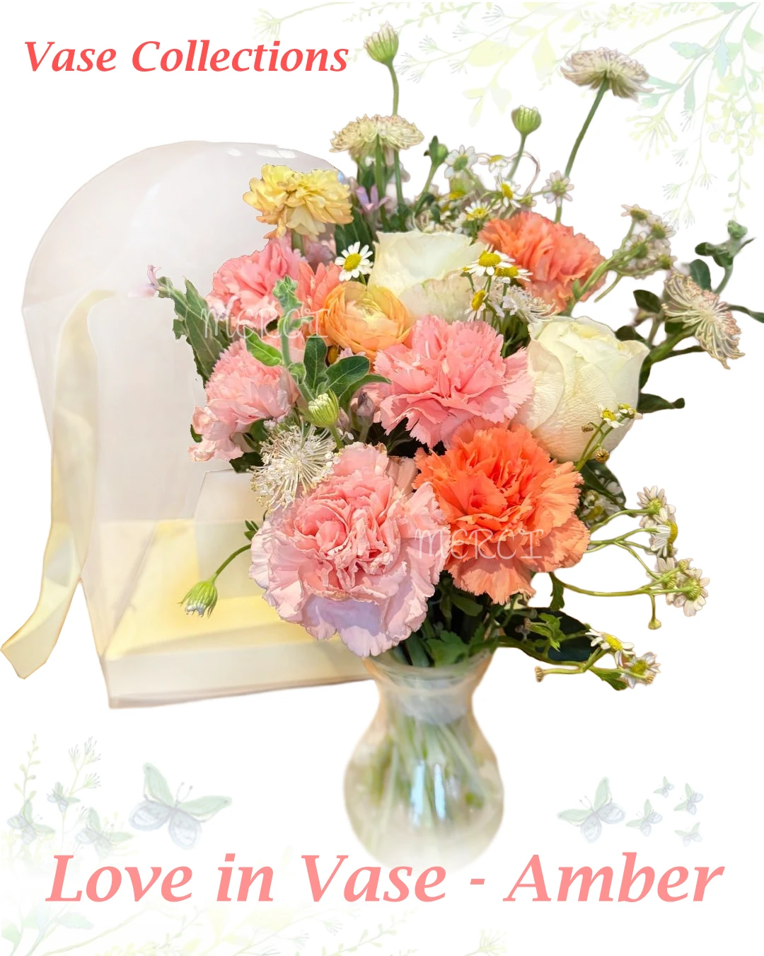 Love in Vase - Amber