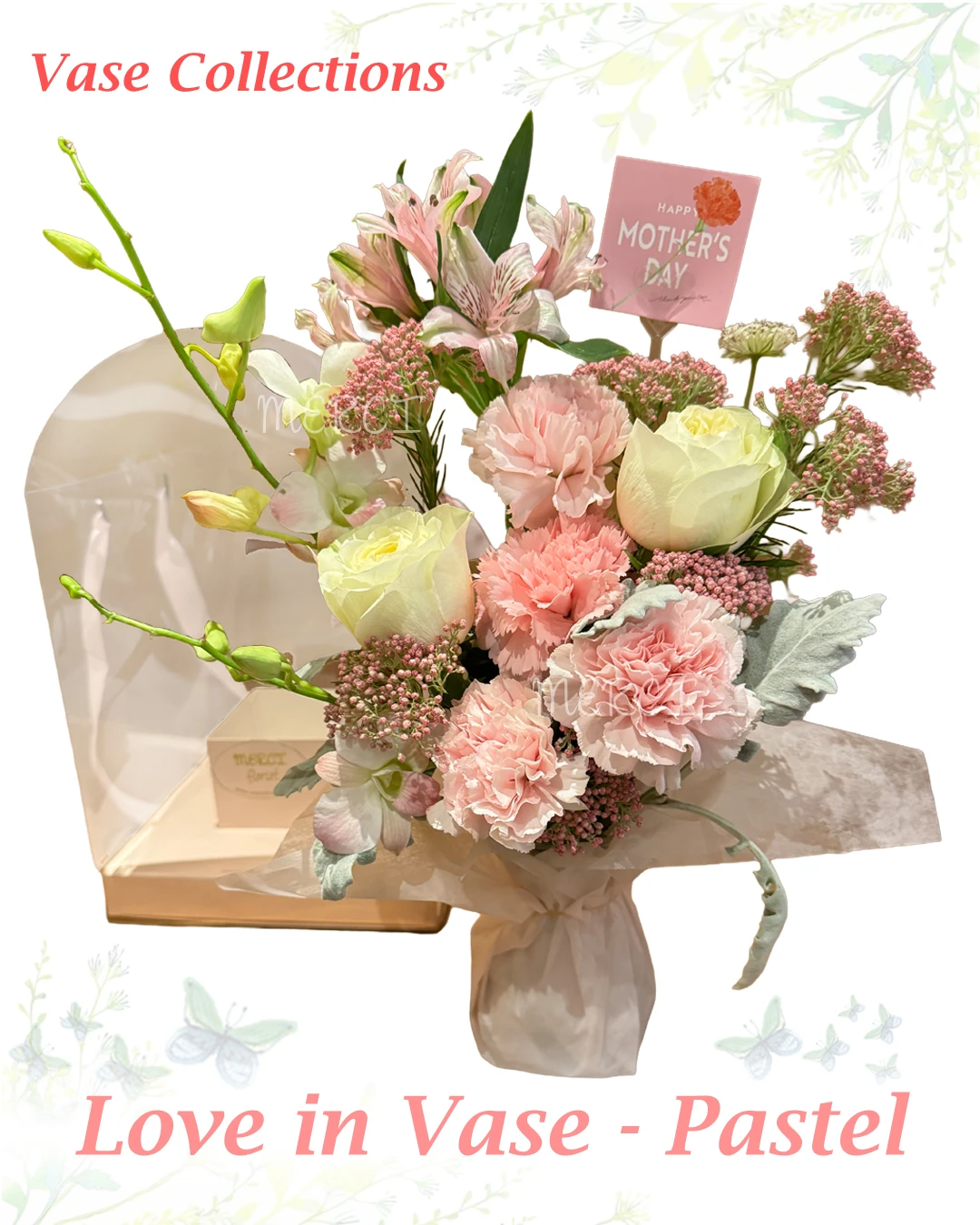 Love in Vase - Pastel